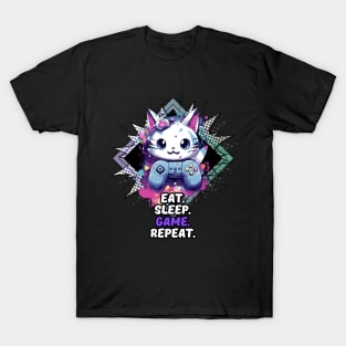 Eat Sleep Game Repeat T-Shirt